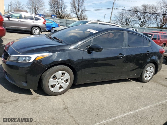 2018 Kia Forte LX with VIN 3KPFK4A72JE256673, listed as a Copart auction lot 50051775 with 148,495 mi miles and Clean Title. Bid and sale history available at carsss.com. Image 1.