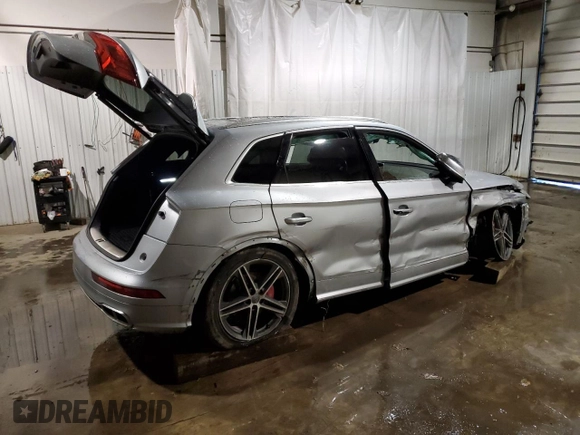 2018 Audi SQ5 Prestige with VIN WA1C4AFY7J2234009, listed as a Copart auction lot 83607894 with 90,452 mi miles and Salvage Title. Bid and sale history available at DreamBid. Image 3.