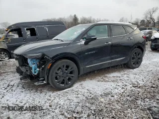 2021 Chevrolet Blazer Premier с VIN 3GNKBLRS6MS562144, выставлен на аукционе Copart как лот 45912085 с пробегом 48 846 миль миль и Списание • Salvage title. История ставок и продаж доступна на DreamBid. Изображение 1.