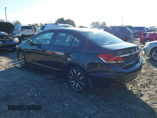 2015 Honda Civic EX-L with VIN 19XFB2F90FE041220, listed as a IAAI auction lot 41812126 with 152,667 mi miles and . Bid and sale history available at DreamBid. Image 3.