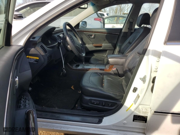 2009 Hyundai Azera GLS with VIN KMHFC46D89A359117, listed as a Copart auction lot 78143864 with 105,666 mi miles and Salvage Title. Bid and sale history available at carsss.com. Image 7.
