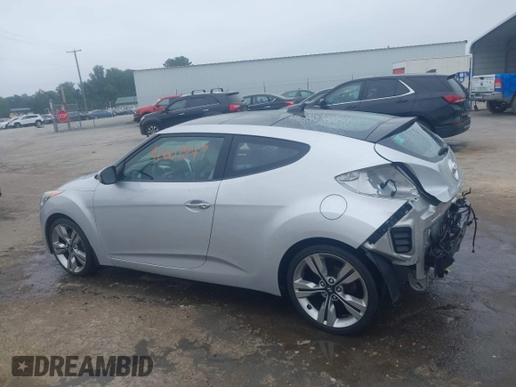 2012 Hyundai Veloster w/Black Int with VIN KMHTC6AD1CU034787, listed as a IAAI auction lot 42607847 with 126,912 mi miles and . Bid and sale history available at DreamBid. Image 15.