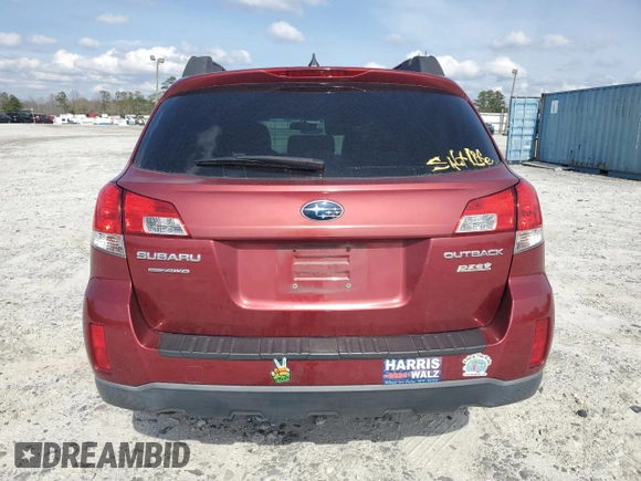 2014 Subaru Outback Premium with VIN 4S4BRBCC3E3322214, listed as a Copart auction lot 49218065 with 185,445 mi miles and Salvage Title. Bid and sale history available at DreamBid. Image 6.