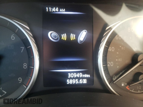 2019 Infiniti Q50 3.0t LUXE with VIN JN1EV7ARXKM556988, listed as a Copart auction lot 65731912 with 30,949 mi miles and Salvage Title. Bid and sale history available at carsss.com. Image 8.