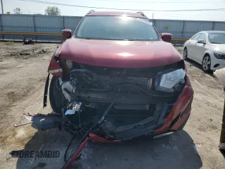 2017 Nissan Rogue SV with VIN 5N1AT2MV0HC794775, listed as a Copart auction lot 61019895 with 128,708 mi miles and Salvage title. Bid and sale history available at DreamBid. Image 5.