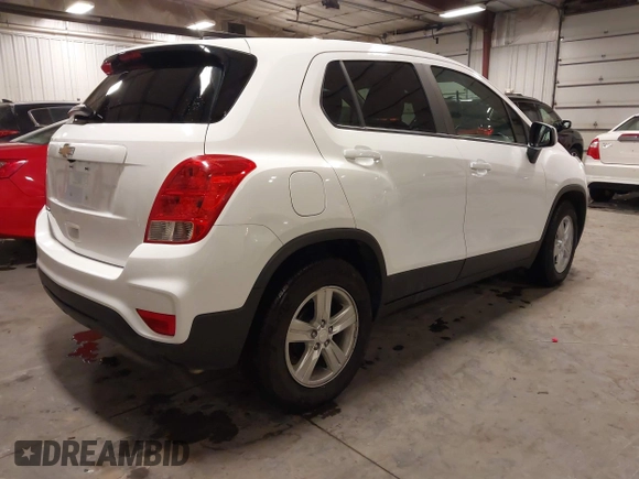 2020 Chevrolet Trax LS with VIN 3GNCJKSB9LL294422, listed as a IAAI auction lot 41603327 with 24,895 mi miles and . Bid and sale history available at DreamBid. Image 4.