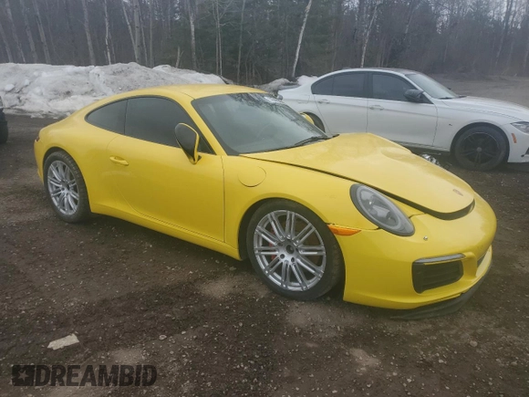 2018 Porsche 911 Carrera S with VIN WP0AB2A99JS123261, listed as a Copart auction lot 51042945 with 19,741 mi miles and Salvage Title. Bid and sale history available at carsss.com. Image 4.