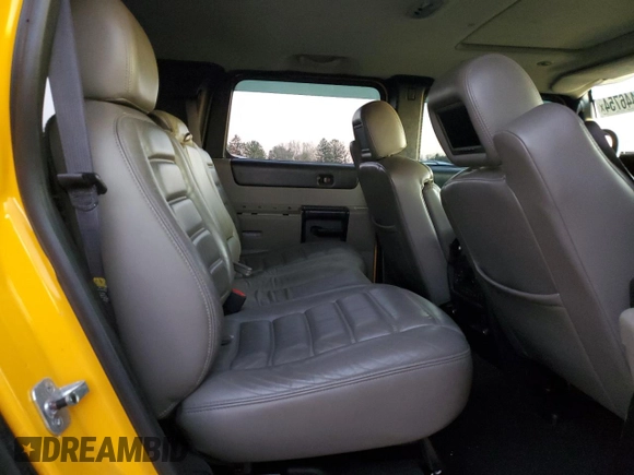 2005 Hummer H2 SUV with VIN 5GRGN23U55H105263, listed as a Copart auction lot 80446754 with 162,538 mi miles and Salvage Title. Bid and sale history available at carsss.com. Image 11.