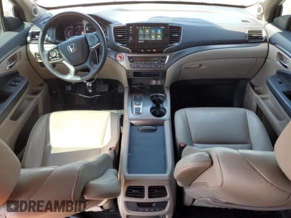 2021 Honda Pilot EX-L with VIN 5FNYF6H52MB096077, listed as a Copart auction lot 56970435 with 59,749 mi miles and Salvage title. Bid and sale history available at DreamBid. Image 8.