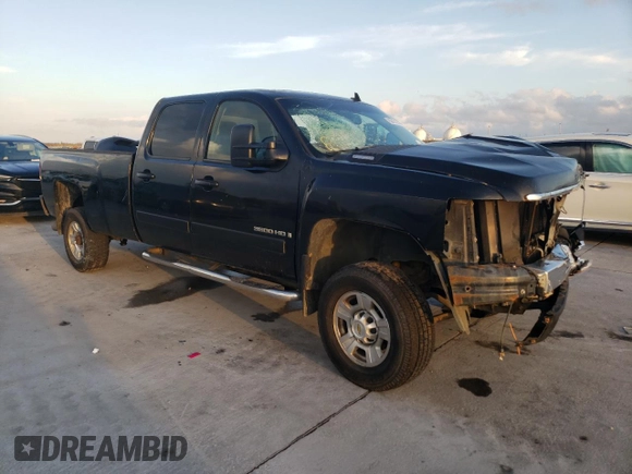 2007 Chevrolet Silverado 3500HD SRW LTZ with VIN 1GCHC33637F552594, listed as a Copart auction lot 85814244 with Not Provided miles and Salvage Title. Bid and sale history available at DreamBid. Image 4.