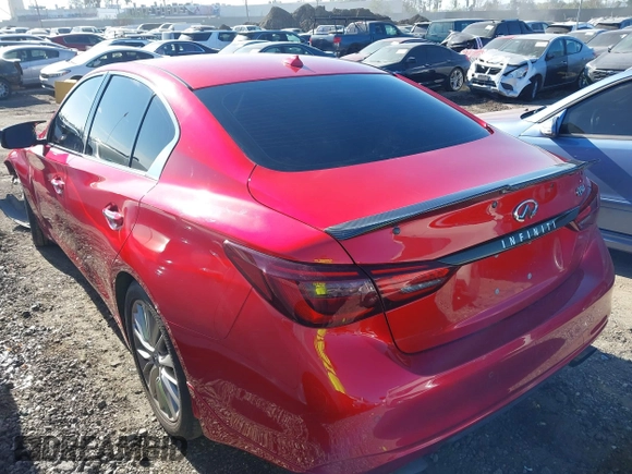 2022 Infiniti Q50 Luxe z VIN JN1EV7BP9NM312072, wystawiony jako IAAI lot #41621411 z przebiegiem 33 323 mil mil oraz . Historia ofert i sprzedaży dostępna na DreamBid. Obrazek 3.