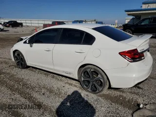 2015 Honda Civic Sedan Si with VIN 2HGFB6E57FH704441, listed as a Copart auction lot 44205275 with 160,205 mi miles and Salvage Title. Bid and sale history available at carsss.com. Image 2.