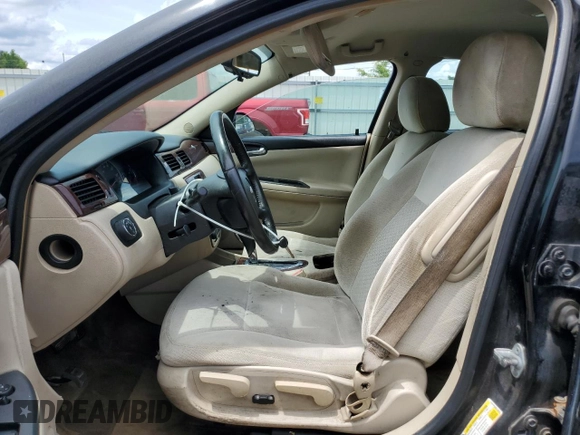 2011 Chevrolet Impala LT Fleet with VIN 2G1WG5EK6B1125372, listed as a Copart auction lot 59696015 with 160,257 mi miles and Salvage title. Bid and sale history available at DreamBid. Image 7.
