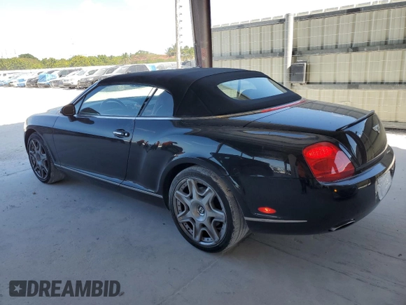2007 Bentley Continental GT with VIN SCBDR33W67C046016, listed as a Copart auction lot 54420935 with 60,090 mi miles and Salvage Title. Bid and sale history available at DreamBid. Image 2.