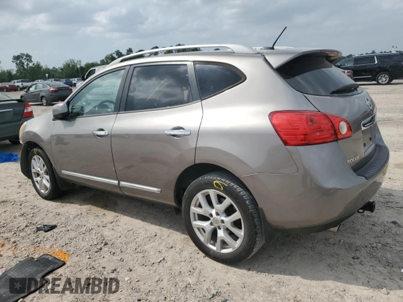 2013 Nissan Rogue SL with VIN JN8AS5MT2DW543275, listed as a Copart auction lot 51378605 with 158,105 mi miles and Salvage Title. Bid and sale history available at carsss.com. Image 2.