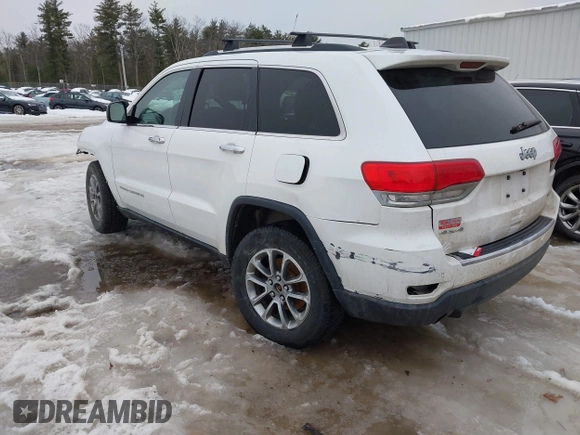 2014 Jeep Grand Cherokee Limited with VIN 1C4RJFBG7EC497622, listed as a IAAI auction lot 41667930 with 147,876 mi miles and . Bid and sale history available at DreamBid. Image 3.