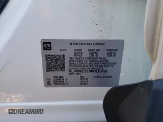 2023 Buick Encore GX Preferred with VIN KL4MMCSL6PB116438, listed as a Copart auction lot 46508135 with 11,502 mi miles and Salvage title. Bid and sale history available at DreamBid. Image 13.