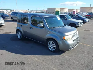 2012 Nissan Cube 1.8 S with VIN JN8AZ2KRXCT255750, listed as a IAAI auction lot 41218058 with 104,622 mi miles. Bid and sale history available at carsss.com. Image 1.