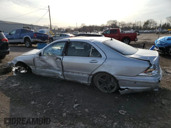 2003 Mercedes-Benz S 55 AMG with VIN WDBNG74J33A379554, listed as a Copart auction lot 51157965 with Not Provided miles and Salvage Title. Bid and sale history available at DreamBid. Image 2.