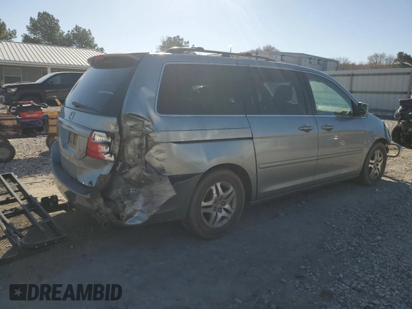 2006 Honda Odyssey EX-L with VIN 5FNRL38686B093840, listed as a Copart auction lot 48585255 with 210,384 mi miles and Salvage Title. Bid and sale history available at carsss.com. Image 3.