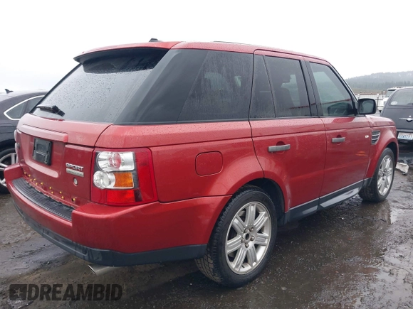 2008 Land Rover Range Rover Sport SC with VIN SALSH23468A152701, listed as a IAAI auction lot 41923653 with 125,862 mi miles. Bid and sale history available at carsss.com. Image 4.