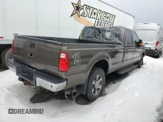 2015 Ford F-350 Platinum with VIN 1FT8W3BT9FEC93645, listed as a Copart auction lot 43228495 with 297,736 mi miles and Salvage Title. Bid and sale history available at DreamBid. Image 3.