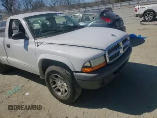 2004 Dodge Dakota with VIN 1D7FL16K34S555699, listed as a Copart auction lot 47423785 with 0 mi miles and Salvage Title. Bid and sale history available at carsss.com. Image 11.