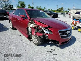 2014 Cadillac CTS Luxury AWD with VIN 1G6AX5SX3E0196520, listed as a Copart auction lot 62265475 with 108,741 mi miles and Salvage title. Bid and sale history available at DreamBid. Image 13.