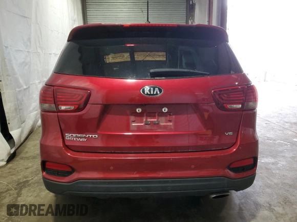 2020 Kia Sorento LX V6 with VIN 5XYPGDA59LG696609, listed as a Copart auction lot 46513475 with 39,644 mi miles and Clean Title. Bid and sale history available at carsss.com. Image 6.