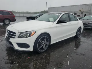 2016 Mercedes-Benz C 300 Luxury with VIN 55SWF4KB7GU142452, listed as a Copart auction lot 58811165 with 86,683 mi miles and Salvage title. Bid and sale history available at DreamBid. Image 1.