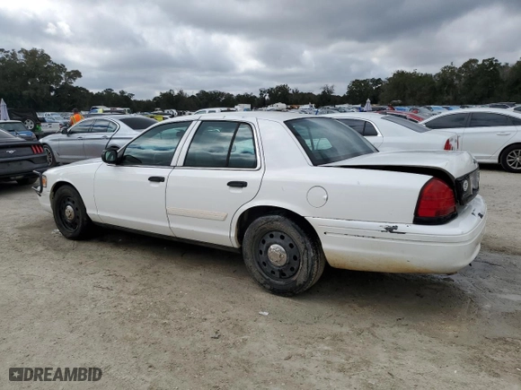 2011 Ford Police Interceptor with VIN 2FABP7BV3BX114168, listed as a Copart auction lot 43499085 with 124,544 mi miles and Salvage Title. Bid and sale history available at carsss.com. Image 2.