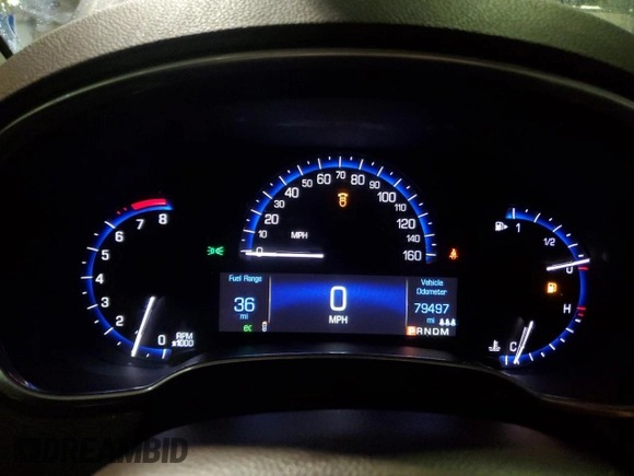 2014 Cadillac SRX Performance Collection with VIN 3GYFNFE32ES524469, listed as a Copart auction lot 46433425 with 79,497 mi miles and Clean title. Bid and sale history available at DreamBid. Image 9.