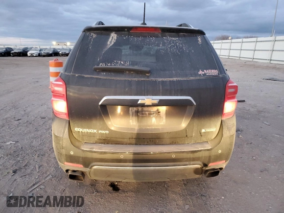 2017 Chevrolet Equinox Premier with VIN 2GNFLGE32H6157309, listed as a Copart auction lot 84245154 with 118,723 mi miles and Clean Title. Bid and sale history available at carsss.com. Image 6.