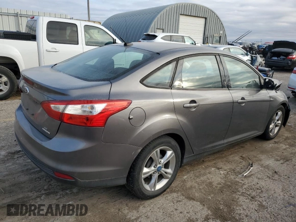 2013 Ford Focus SE with VIN 1FADP3F27DL115650, listed as a Copart auction lot 47057745 with 161,360 mi miles and Salvage Title. Bid and sale history available at carsss.com. Image 3.