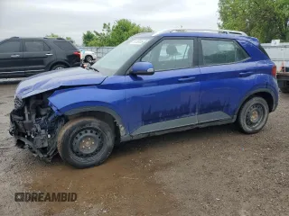 2021 Hyundai Venue SEL with VIN KMHRC8A36MU121552, listed as a Copart auction lot 59738185 with 90,872 mi miles and Salvage title. Bid and sale history available at DreamBid. Image 1.