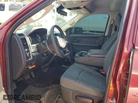 2017 Ram 1500 Express with VIN 1C6RR7KG9HS780054, listed as a Copart auction lot 59029285 with 110,565 mi miles and Salvage title. Bid and sale history available at DreamBid. Image 7.