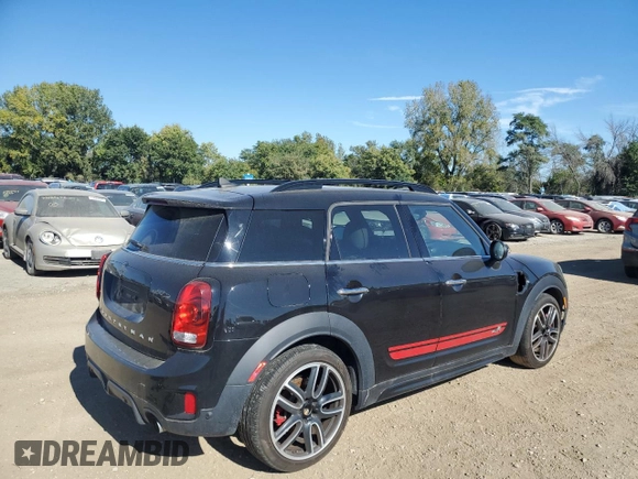 2019 MINI Countryman John Cooper Works with VIN WMZYV9C58K3F03103, listed as a Copart auction lot 72190344 with 23,680 mi miles and Salvage Title. Bid and sale history available at carsss.com. Image 3.