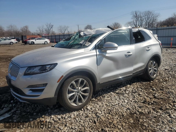 2019 Lincoln MKC Select with VIN 5LMCJ2D93KUL03390, listed as a Copart auction lot 49171235 with 63,417 mi miles and Salvage title. Bid and sale history available at DreamBid. Image 1.