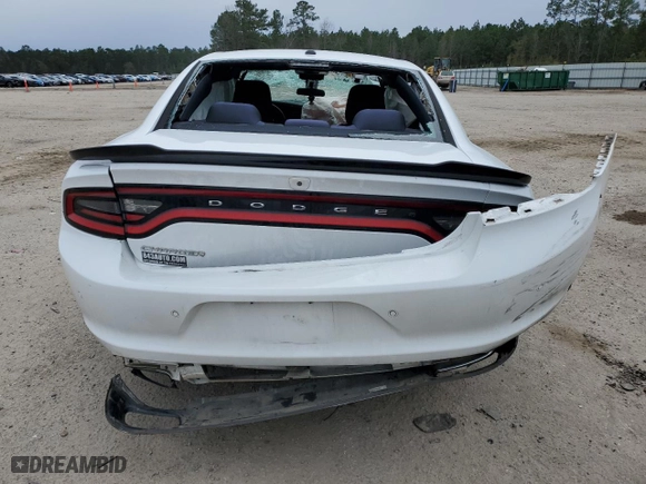 2018 Dodge Charger SXT with VIN 2C3CDXBG7JH234819, listed as a Copart auction lot 86433484 with NaN miles and Salvage Title. Bid and sale history available at carsss.com. Image 6.