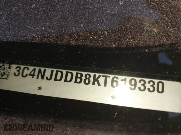 2019 Jeep Compass Trailhawk with VIN 3C4NJDDB8KT619330, listed as a IAAI auction lot 41237920 with 85,144 mi miles and . Bid and sale history available at DreamBid. Image 9.