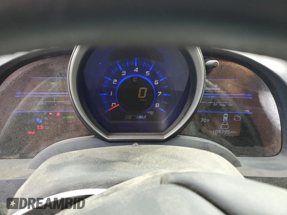 2011 Honda CR-Z EX with VIN JHMZF1D62BS005555, listed as a Copart auction lot 56309005 with 185,795 mi miles and Salvage title. Bid and sale history available at DreamBid. Image 9.