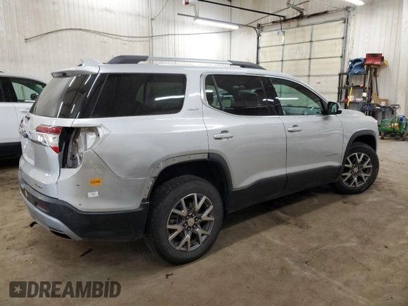 2020 GMC Acadia SLT with VIN 1GKKNULS1LZ163551, listed as a Copart auction lot 49794235 with 61,259 mi miles and Salvage Title. Bid and sale history available at DreamBid. Image 3.