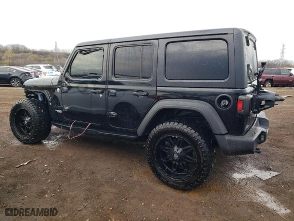 2021 Jeep Wrangler Unlimited Willys with VIN 1C4HJXDN6MW645852, listed as a Copart auction lot 81852274 with 71,353 mi miles and Salvage Title. Bid and sale history available at carsss.com. Image 2.
