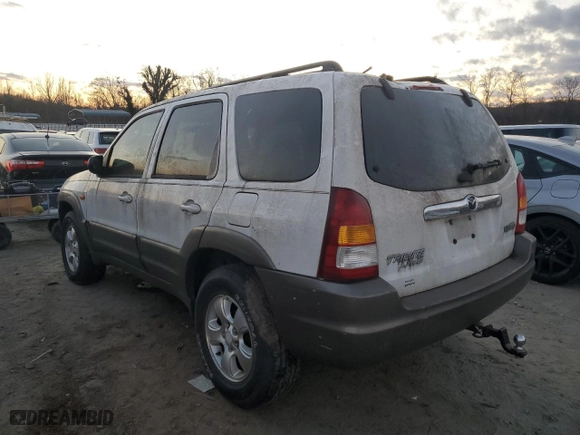 2003 Mazda Tribute LX with VIN 4F2YZ94133KM20084, listed as a Copart auction lot 82598104 with 216,848 mi miles and Salvage Title. Bid and sale history available at carsss.com. Image 2.