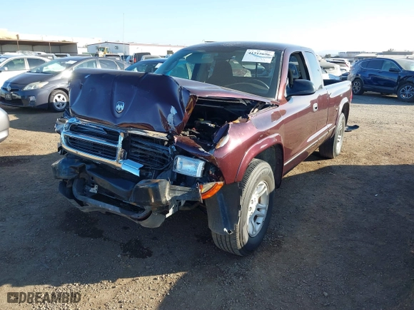 2004 Dodge Dakota with VIN 1D7GL12K94S663514, listed as a IAAI auction lot 41515696 with 122,136 mi miles. Bid and sale history available at carsss.com. Image 18.