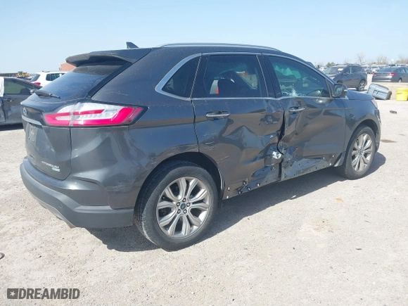 2019 Ford Edge Titanium with VIN 2FMPK3K9XKBC06140, listed as a IAAI auction lot 41817699 with 44,615 mi miles. Bid and sale history available at carsss.com. Image 4.