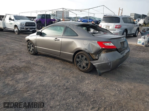 2009 Honda Civic Cpe LX with VIN 2HGFG12649H525893, listed as a IAAI auction lot 41562520 with 265,157 mi miles. Bid and sale history available at carsss.com. Image 3.