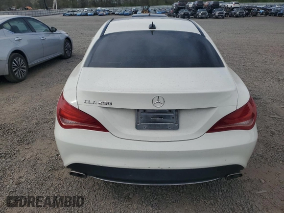 2014 Mercedes-Benz CLA 250 with VIN WDDSJ4EB6EN058556, listed as a Copart auction lot 54041575 with 91,507 mi miles and Salvage title. Bid and sale history available at DreamBid. Image 6.