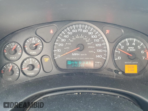 2003 Chevrolet Monte Carlo SS with VIN 2G1WX12K939286671, listed as a Copart auction lot 69043224 with 242,349 mi miles and Salvage Title. Bid and sale history available at carsss.com. Image 9.