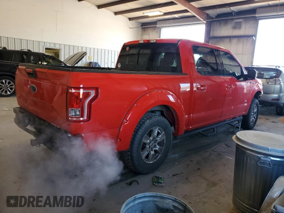 2015 Ford F-150 XL with VIN 1FTEW1CP0FFB78810, listed as a Copart auction lot 45676015 with 150,017 mi miles and Salvage Title. Bid and sale history available at carsss.com. Image 3.